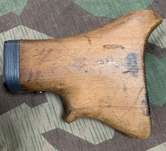 Scarce Original MG42 Wooden Buttstock