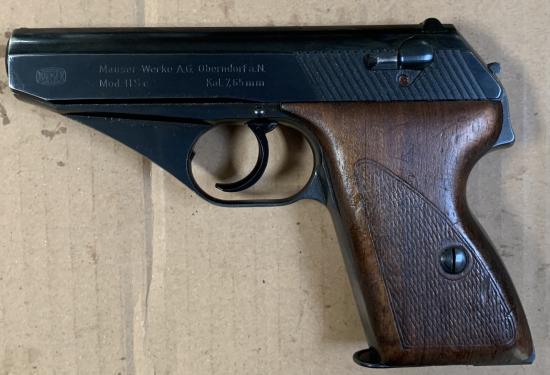 Deactivated WW2 German Mauser HSc pistol