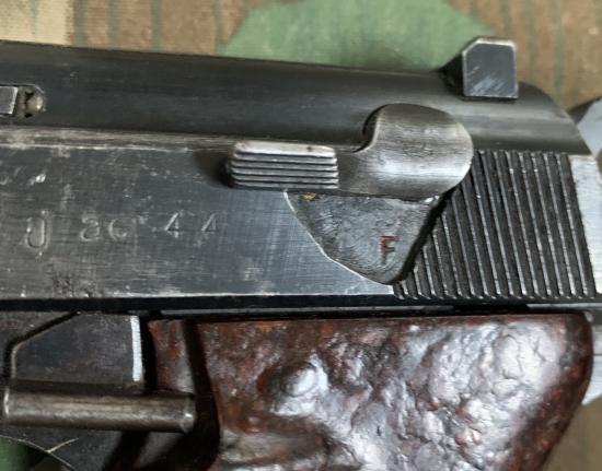 Deactivated Matching Original Finish Walther P38