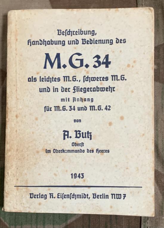 R Butz MG34u42 Manual