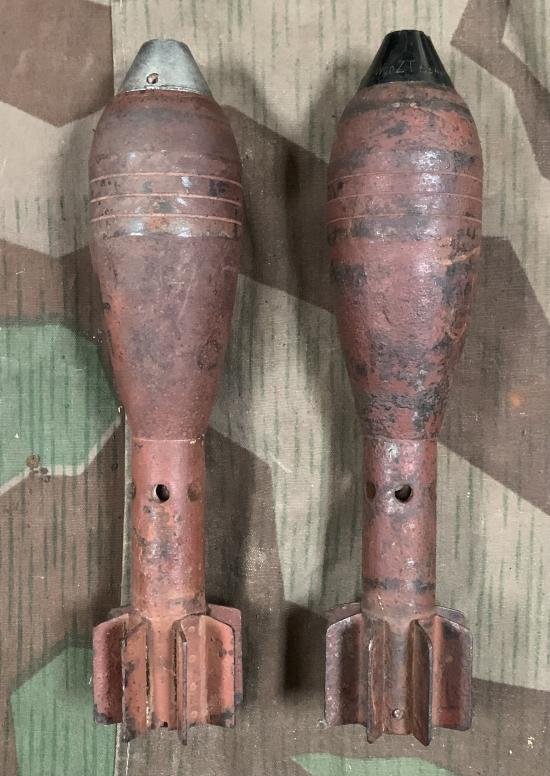 German 5cm Mortar Rounds