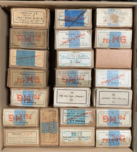 Original 7.92mm Cardboard Boxes K98 MG34/42
