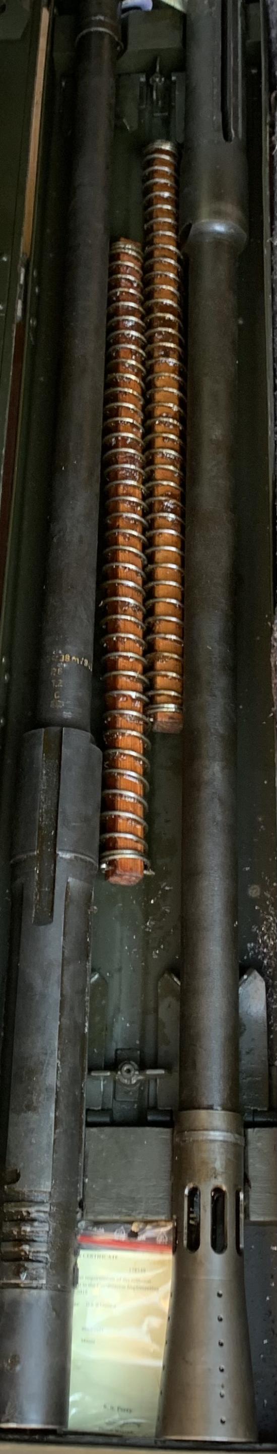 Rare boxed set of deactivated Flak 38 Barrels