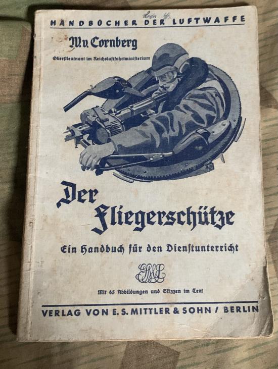 Rare Fliegerschutze German WW2 Luftwaffe Airgunner’s manual