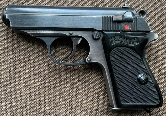 Deactivated rare SS/RSHA Issued Walther PPK 7.65mm Pistol