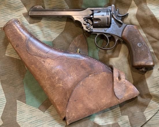 Deactivated Named WW1 Officer’s Webley MK VI