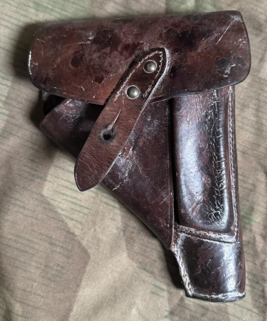 Small 7.65 mm leather holster