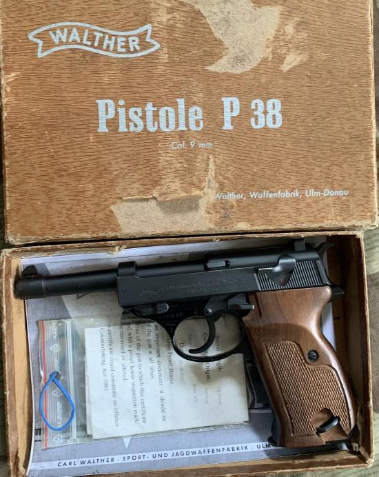 Boxed Post War Walther P38 Pistol