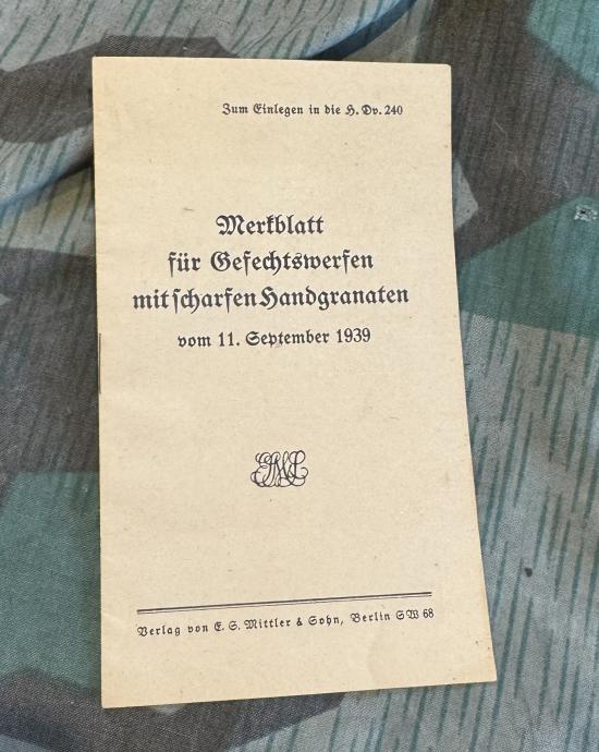 M.24 Stick Grenade Pamphlet