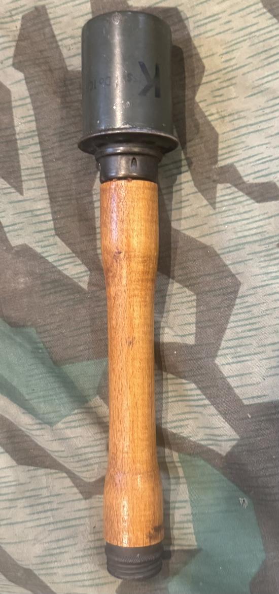 Inert WW2 German M24 Stick grenade