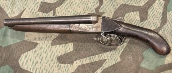 Deactivated 12 Bore Sawn Off Shotgun