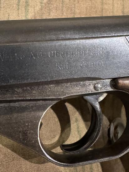 Deactivated WW2 German Mauser HSc Pistol