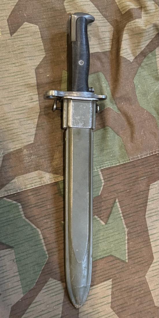 MI GARAND BAYONET TANTO CUT