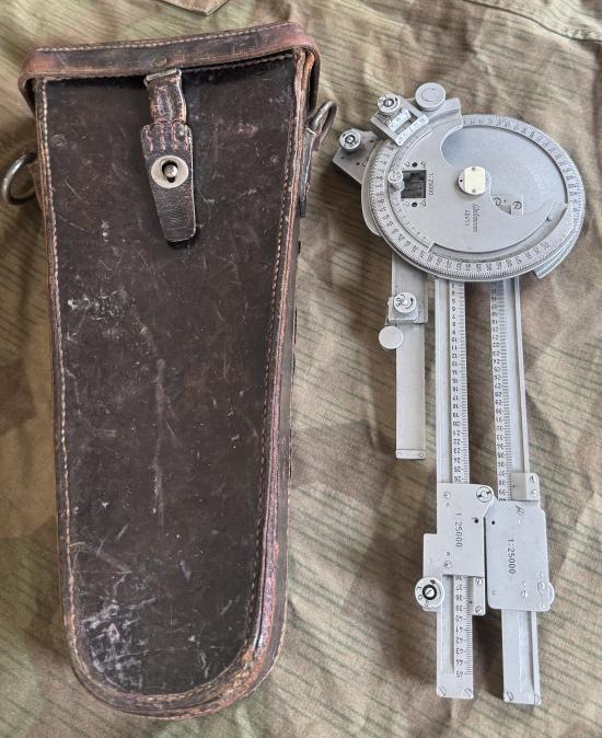 WW2 German MG34 MG42 Messdreieck 34 Indirect Fire calculator