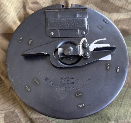 WWII US Thompson 1928 Drum Magazine