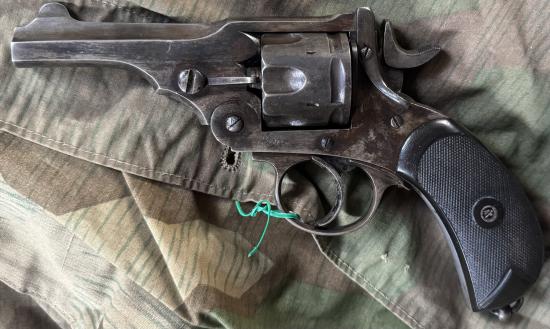 Deactivated Webley Mk V revolver Boer War WW1