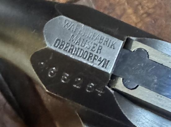 Deactivated WW1 C96 Pistol Complete Rig