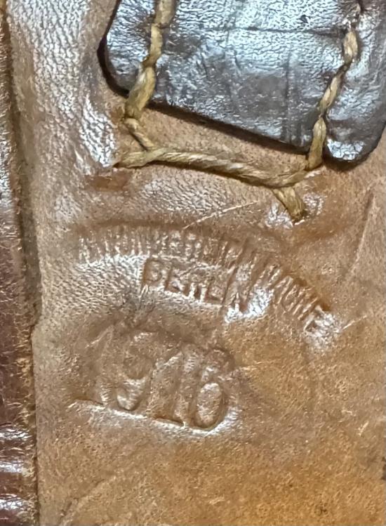 Deactivated WW1 C96 Pistol Complete Rig