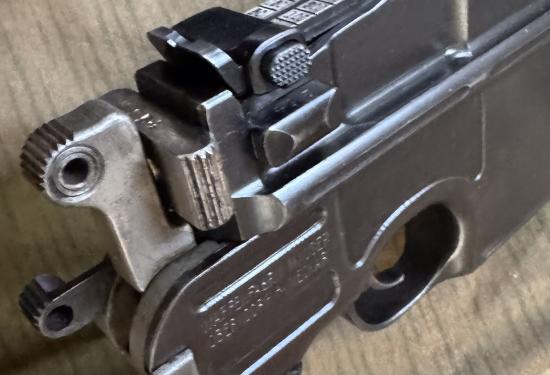 Deactivated WW1 C96 Pistol Complete Rig